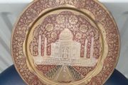 Brass - Wall Plate - Taj Mahal