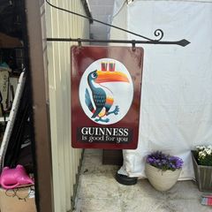 Guinness toucan enamel sign