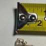 Single Chunky 9ct Gold Round Stud Earring 1.3G Total Weight Image 3