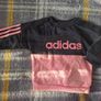0-3m, Addias Baby Tracksuit Top and Leggings Image 3