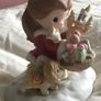 Signed Disney Belle precious moments figurine Image 2