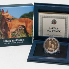 Malta 2 Euro Commemorative Coin 2026 - The Pharaoh Hound. Proof