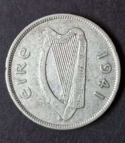Ireland 1941 Silver Florin