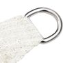 Sunshade Sail 160 g/sq. m White 7x7 m HDPE Image 2