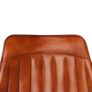 Dining Chairs 6 pcs Brown Real Leather Image 7