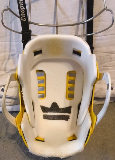 yellow cooper helmet