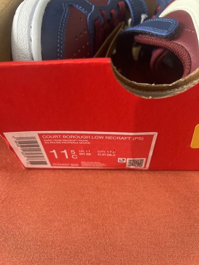 Nike Court Borough Low Boys Toddler in Burgundy