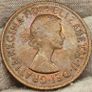 Australia 1964 1d Penny Coin Beautiful Uncirculated Toned Image 2