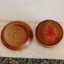 Antique French Turned Wood & Incased in Glass Reglious Travel Relic Box Image 5