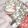 Antique Cast Iron Professor Pug Frogs Great Bicycle Feat Mechanical Bank Image 9