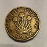 1946 british 3 pence Image 2