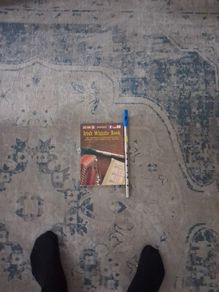 Tin whistel with book