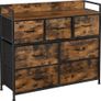 Industrial design with 7 drawers (Rustic brown) FREE P&P Image 2
