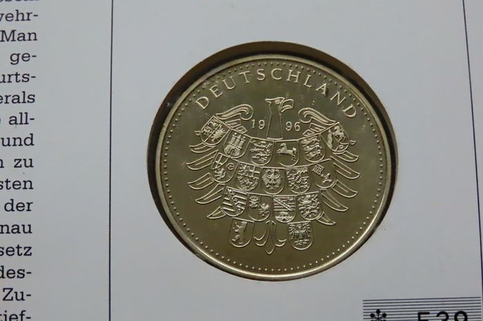 German Military coin-medal stamp cover 1956 - 1996