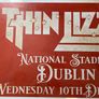 A very large framed print advertising Thin Lizzy Image 2