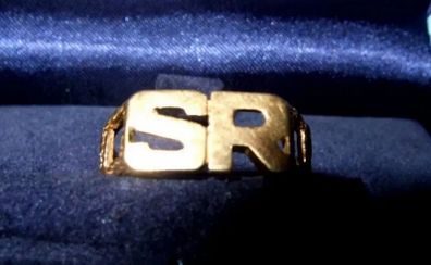 Vintage 9ct Gold 'Street Royalty' (SR) Ring