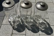 old glass jars