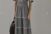 monsoon gingham dress ladies new cotton