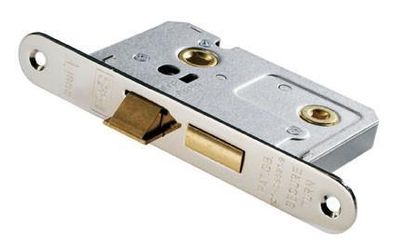 Handleit.ie Eurospec Easi T Radius Bathroom Lock 64mm Ce Certified