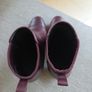 Clarks burgundy leather boots uk4 Image 4