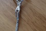 Silver coloured Cross out of Italy