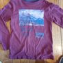 Age 9-10 Wine Coloured Long Sleeved Top Image 2