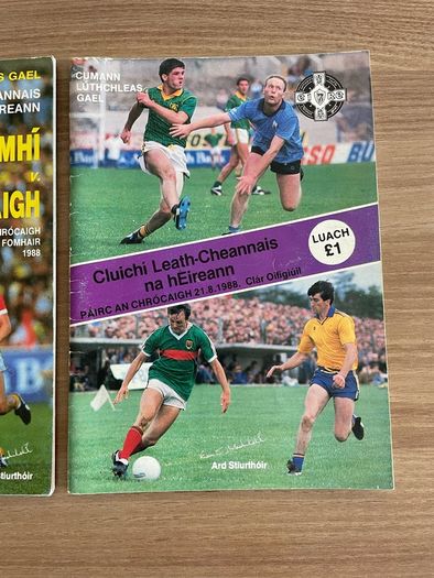 1988 GAA All Ireland Football Final and Semi Final Match Day Programmes