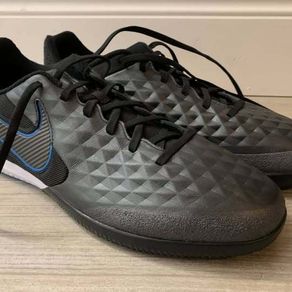 Nike Tiempo Legend 8 Pro IC - Black/Blue Football Boots - EUR 44.5 - UK 9.5