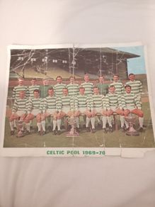 Autographed celtic pool picture