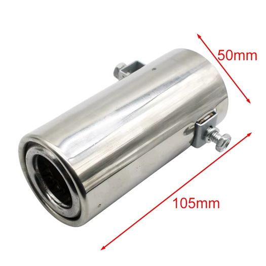 Exhaust Pipe Tip Car Auto Muffler Steel Stainless Trim Tail Tube Auto Replacement Parts Exhaust Systems Mufflers Vehicle