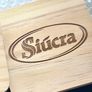 Siucra Wooden Engraved Coaster Image 2