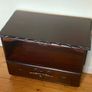Rossmore Mahogany TV Unit / Storage Cabinet on Wheels Image 6