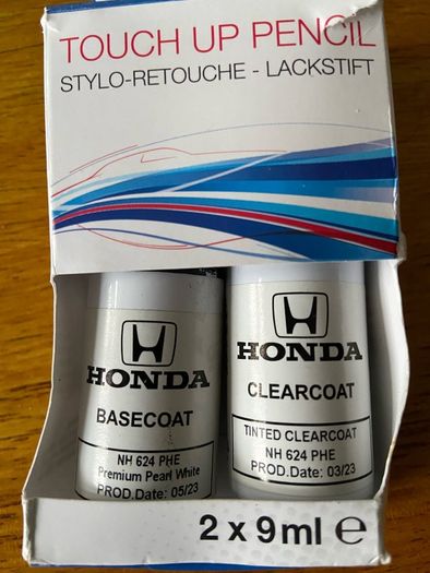 Honda Premium Pearl White Touch Up Paint