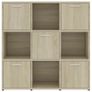Book Cabinet Sonoma Oak 90x30x90 cm Chipboard Image 5