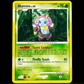 Illumise Lv.29 71/106 Common Diamond and Pearl Great Encounters DP Pokemon Card
