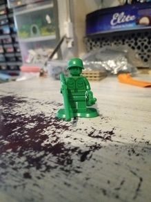Lego minifigures green army man