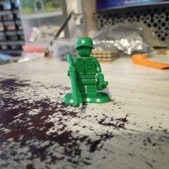 Lego minifigures green army man