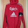Liverpool FC Adidas 2007/08 1/4 Zip Hooded Drill Top - Small size Image 5