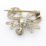 Vintage 835 Silver Bow Brooch Image 3
