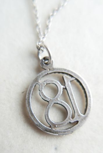 Vintage Sterling Silver 18 Pendant Necklace length 17" - 2g