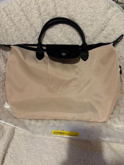Longchamp le pliage Ebergy bag / light cream / new