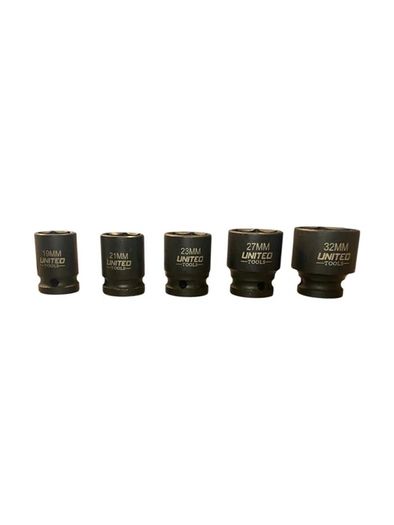 United Tools 35pc 1/2" Deep & Shallow Impact Socket Set