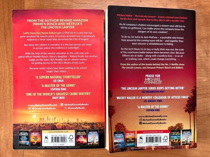 The Waiting and The Proving Ground by Michael Connolly