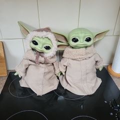 2 Baby Yoda/ Grogu Dolls