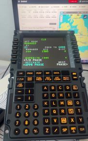 A320 MCDU for flight simulator