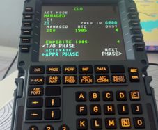 A320 MCDU for flight simulator