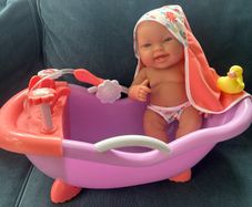 Baby Doll Bath with Pump Tap