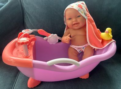 Baby Doll Bath with Pump Tap