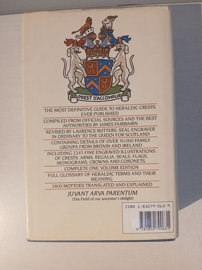 Fairbairn's Crests of the Families of Great Britain and Ireland by James Fairbairn