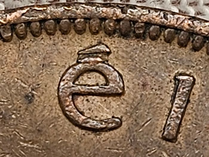 Ireland 1968 1d Penny Rare Double Fada Variety Mint Error